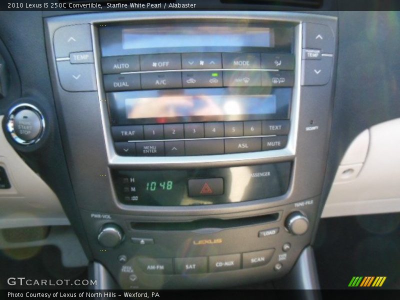 Starfire White Pearl / Alabaster 2010 Lexus IS 250C Convertible