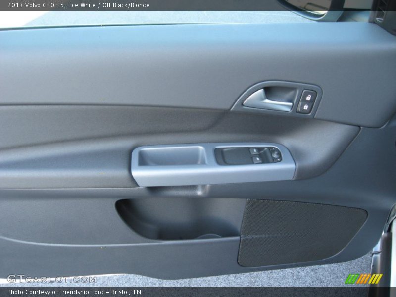 Ice White / Off Black/Blonde 2013 Volvo C30 T5
