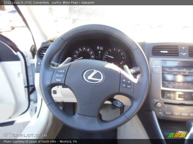 Starfire White Pearl / Alabaster 2010 Lexus IS 250C Convertible