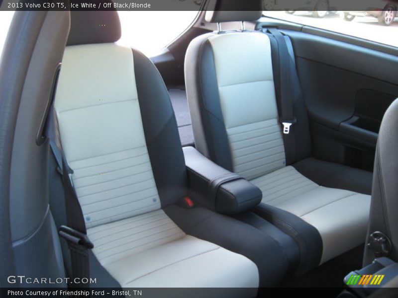 Ice White / Off Black/Blonde 2013 Volvo C30 T5