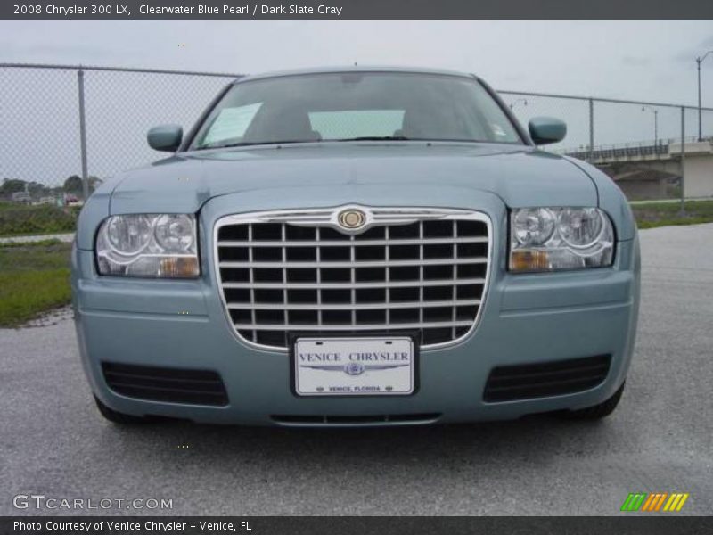 Clearwater Blue Pearl / Dark Slate Gray 2008 Chrysler 300 LX
