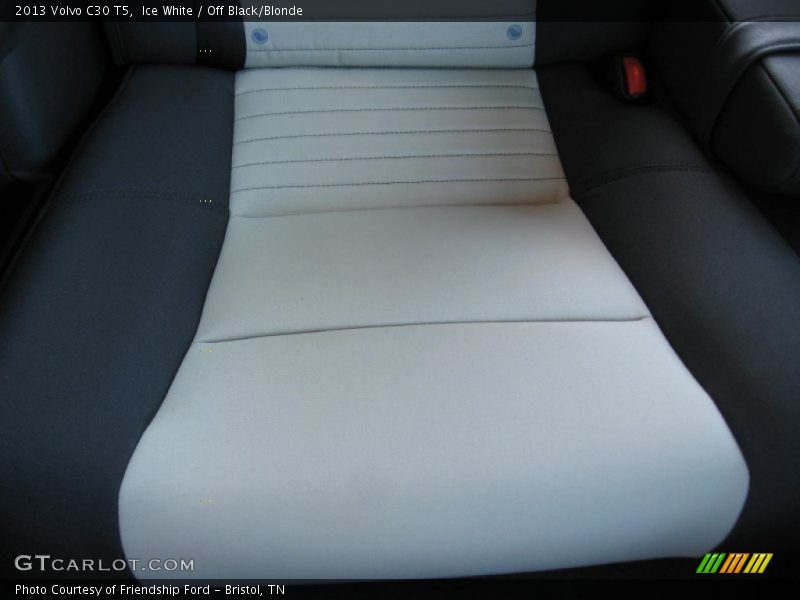 Ice White / Off Black/Blonde 2013 Volvo C30 T5
