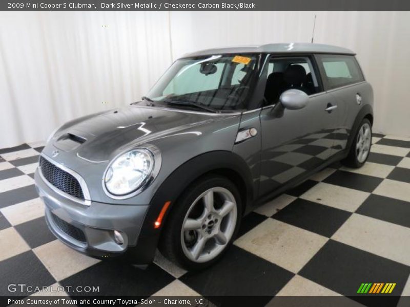 Dark Silver Metallic / Checkered Carbon Black/Black 2009 Mini Cooper S Clubman
