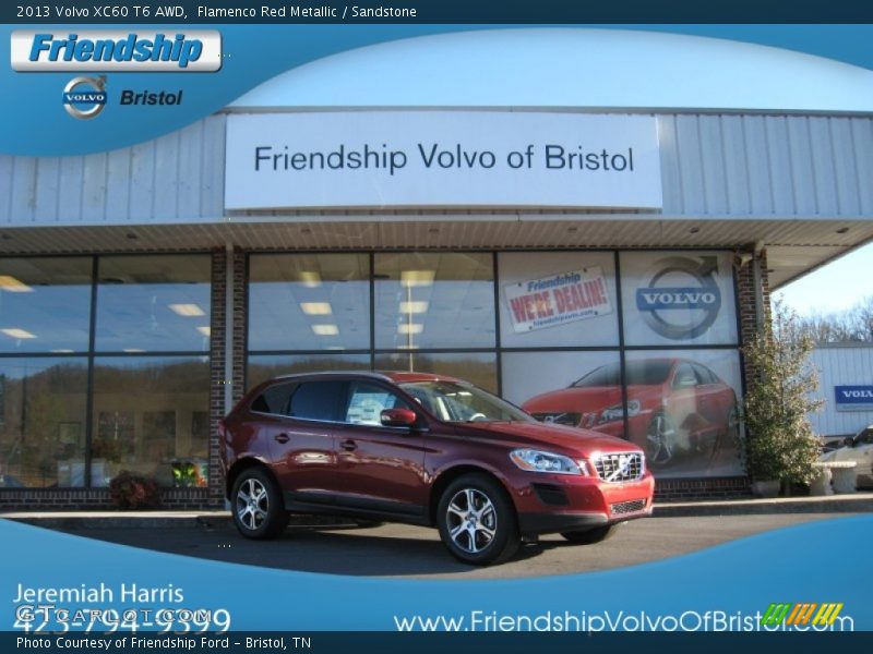 Flamenco Red Metallic / Sandstone 2013 Volvo XC60 T6 AWD