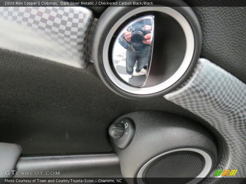 Dark Silver Metallic / Checkered Carbon Black/Black 2009 Mini Cooper S Clubman