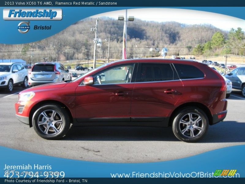 Flamenco Red Metallic / Sandstone 2013 Volvo XC60 T6 AWD