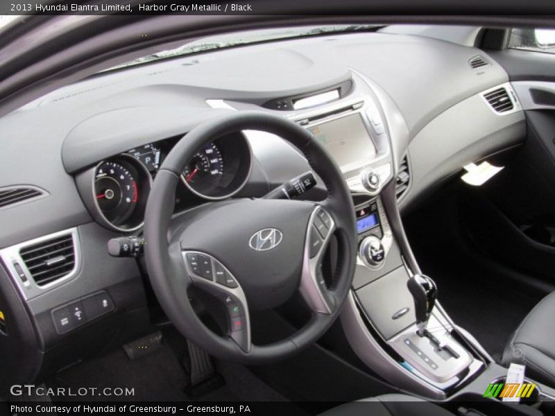Dashboard of 2013 Elantra Limited