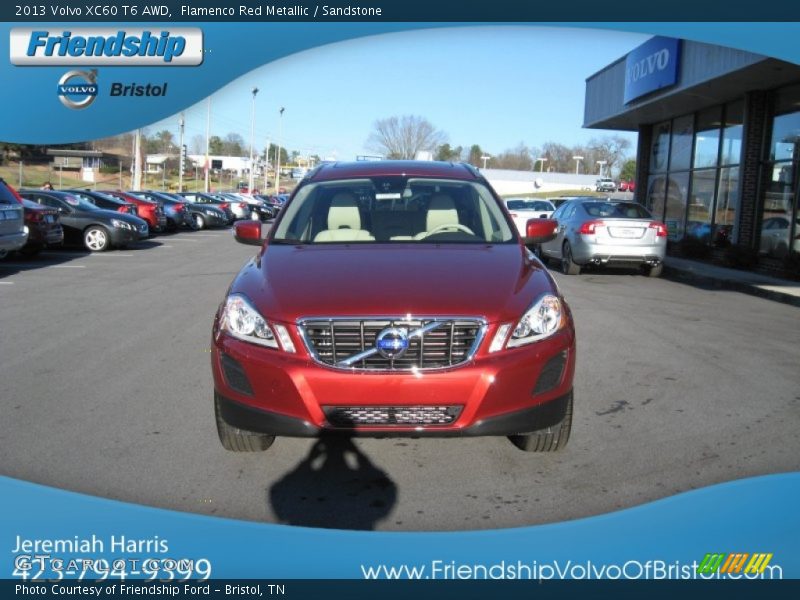 Flamenco Red Metallic / Sandstone 2013 Volvo XC60 T6 AWD