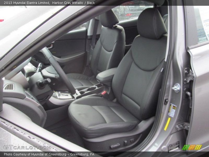 Front Seat of 2013 Elantra Limited