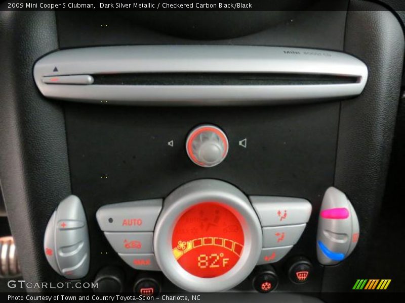Dark Silver Metallic / Checkered Carbon Black/Black 2009 Mini Cooper S Clubman