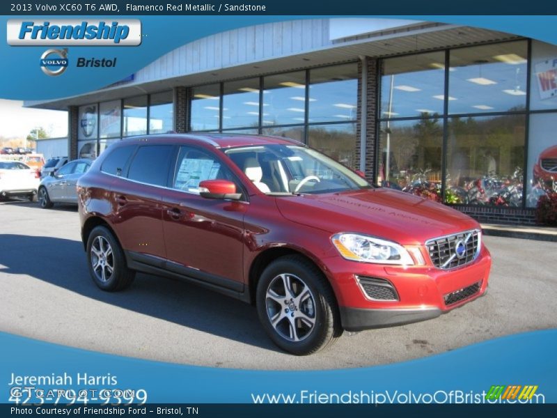 Flamenco Red Metallic / Sandstone 2013 Volvo XC60 T6 AWD