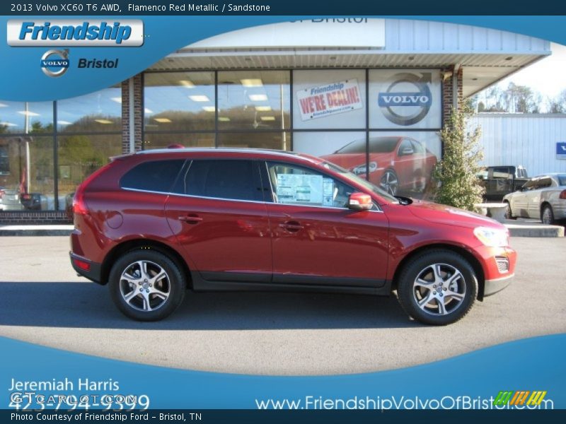 Flamenco Red Metallic / Sandstone 2013 Volvo XC60 T6 AWD