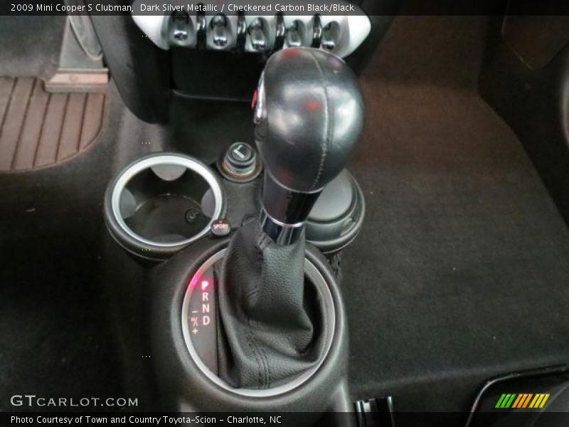 Dark Silver Metallic / Checkered Carbon Black/Black 2009 Mini Cooper S Clubman