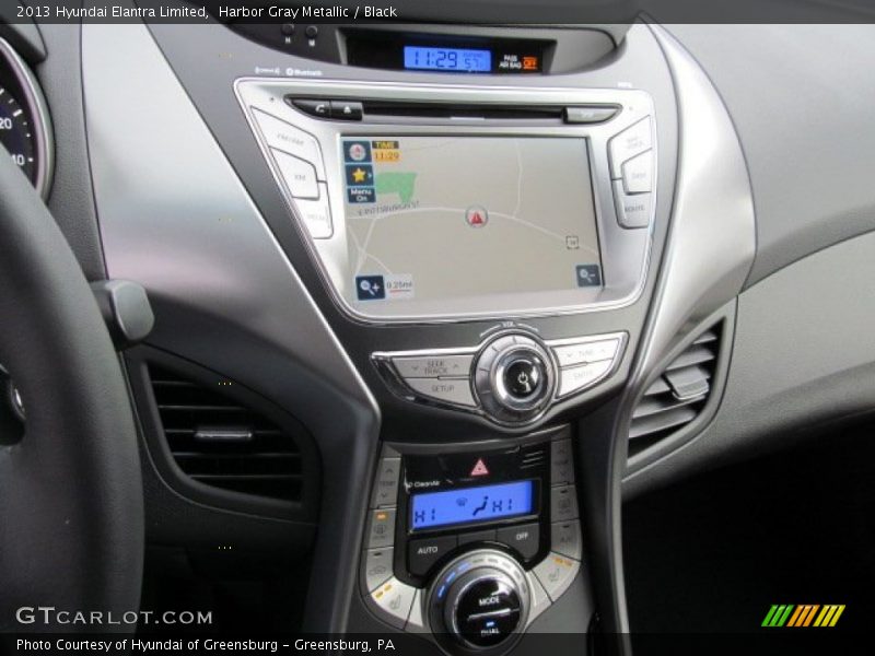 Navigation of 2013 Elantra Limited