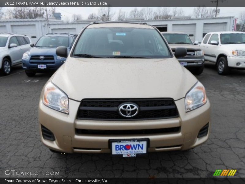 Sandy Beach Metallic / Sand Beige 2012 Toyota RAV4 I4