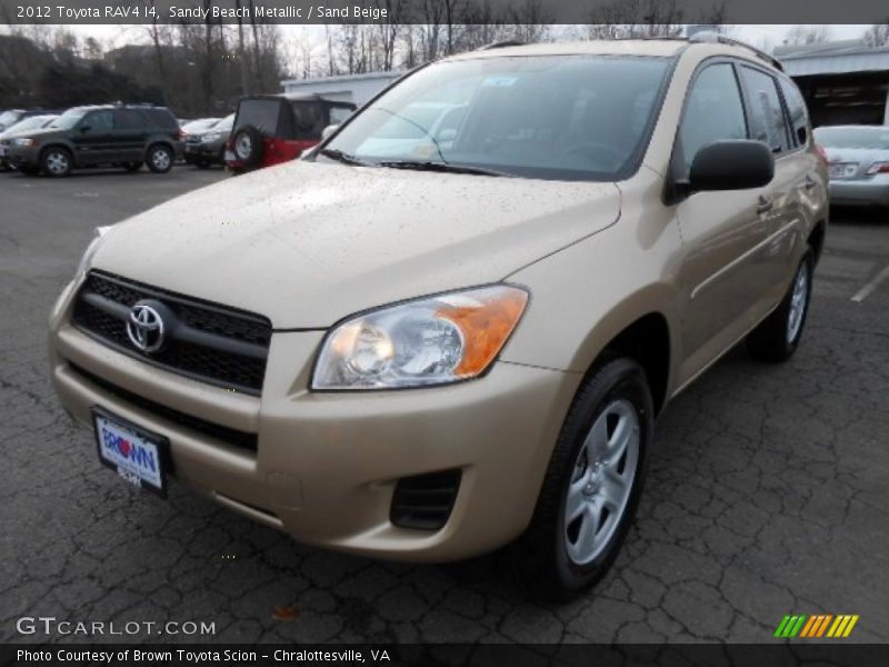 Sandy Beach Metallic / Sand Beige 2012 Toyota RAV4 I4