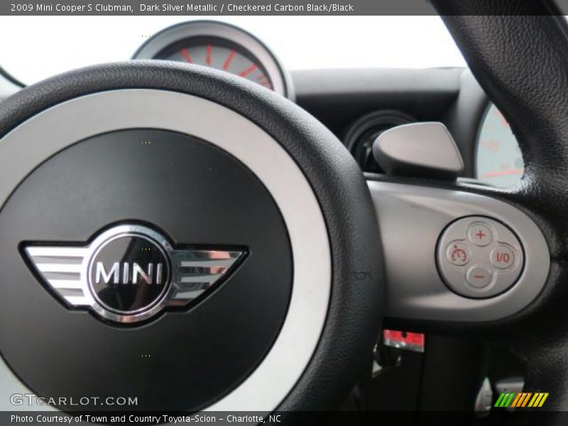 Dark Silver Metallic / Checkered Carbon Black/Black 2009 Mini Cooper S Clubman