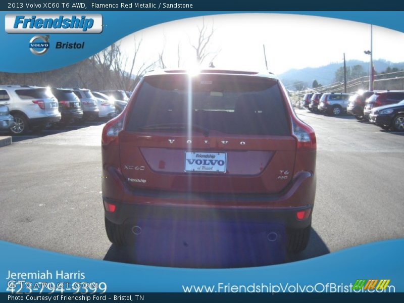 Flamenco Red Metallic / Sandstone 2013 Volvo XC60 T6 AWD