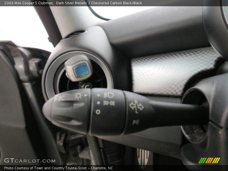Dark Silver Metallic / Checkered Carbon Black/Black 2009 Mini Cooper S Clubman