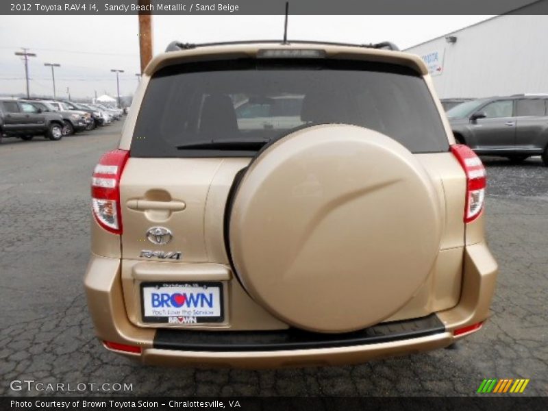 Sandy Beach Metallic / Sand Beige 2012 Toyota RAV4 I4