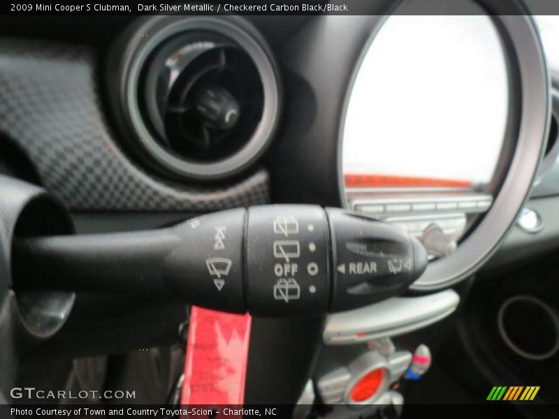 Dark Silver Metallic / Checkered Carbon Black/Black 2009 Mini Cooper S Clubman