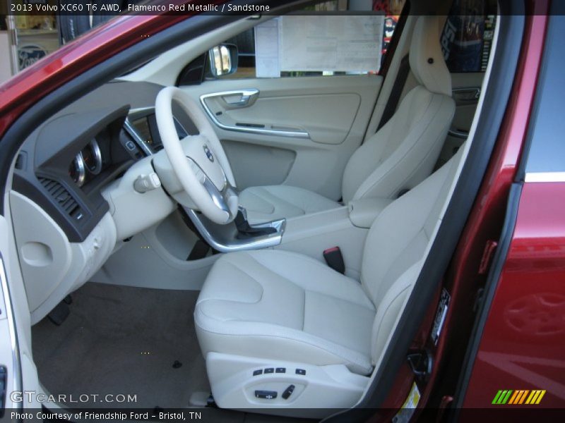 Flamenco Red Metallic / Sandstone 2013 Volvo XC60 T6 AWD