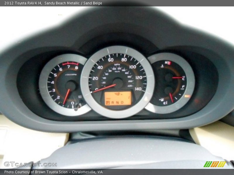 Sandy Beach Metallic / Sand Beige 2012 Toyota RAV4 I4
