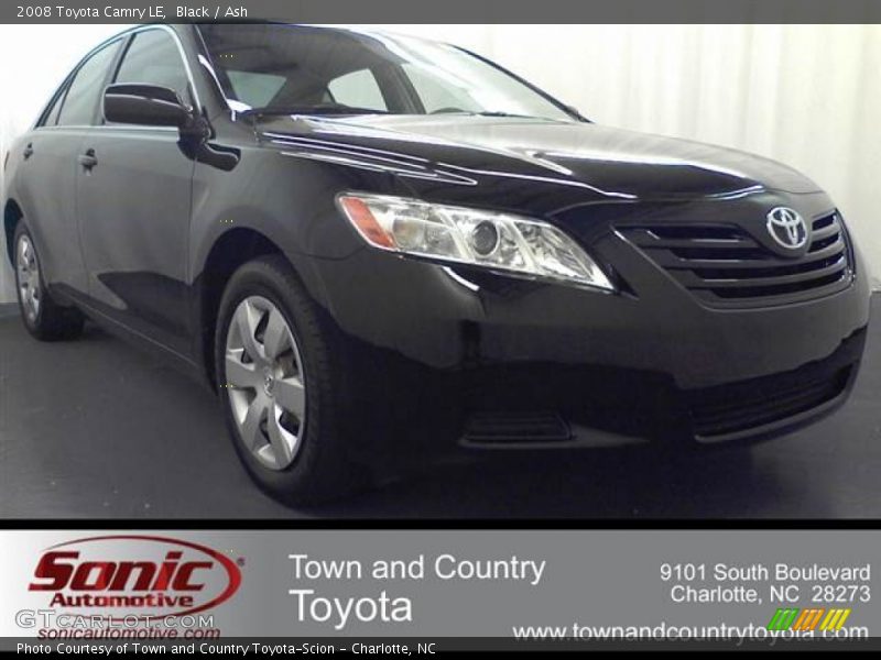 Black / Ash 2008 Toyota Camry LE