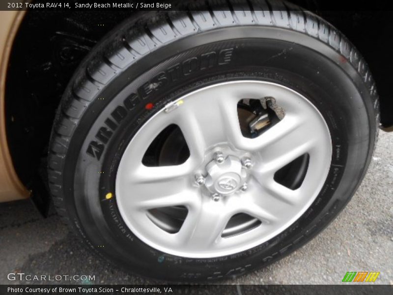 Sandy Beach Metallic / Sand Beige 2012 Toyota RAV4 I4