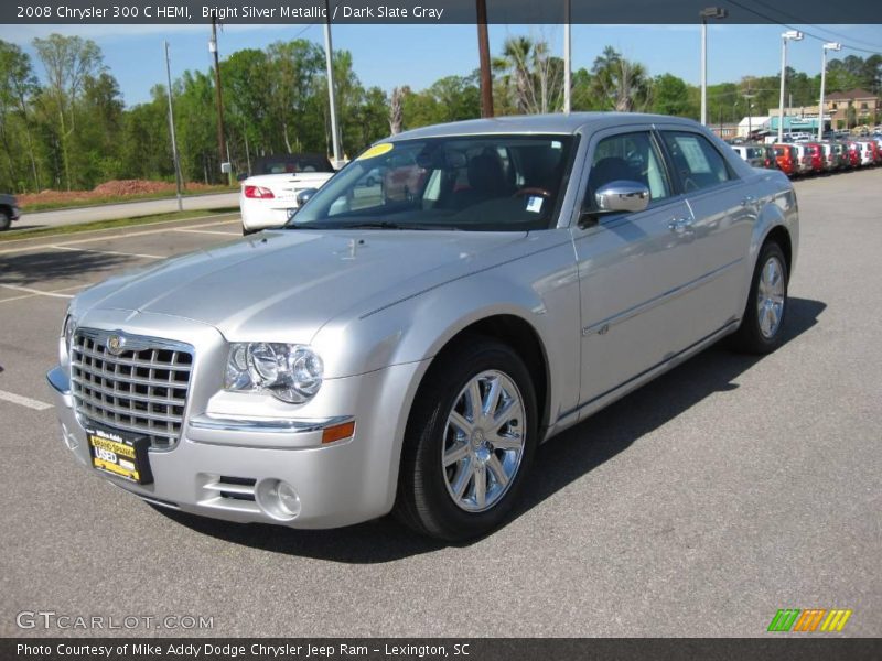 Bright Silver Metallic / Dark Slate Gray 2008 Chrysler 300 C HEMI