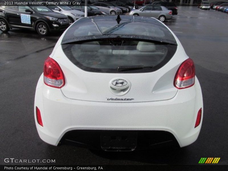 Century White / Gray 2013 Hyundai Veloster