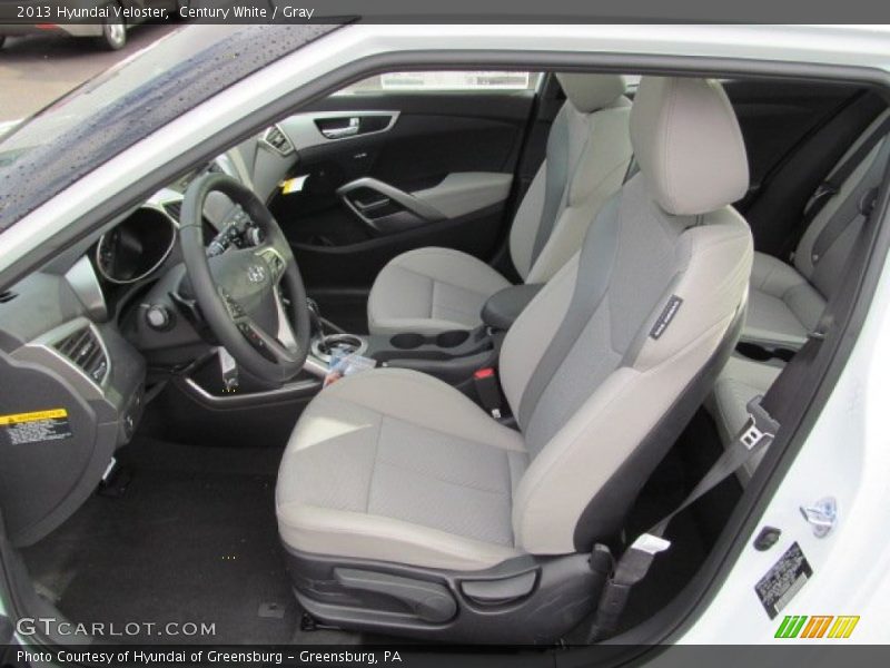 Century White / Gray 2013 Hyundai Veloster