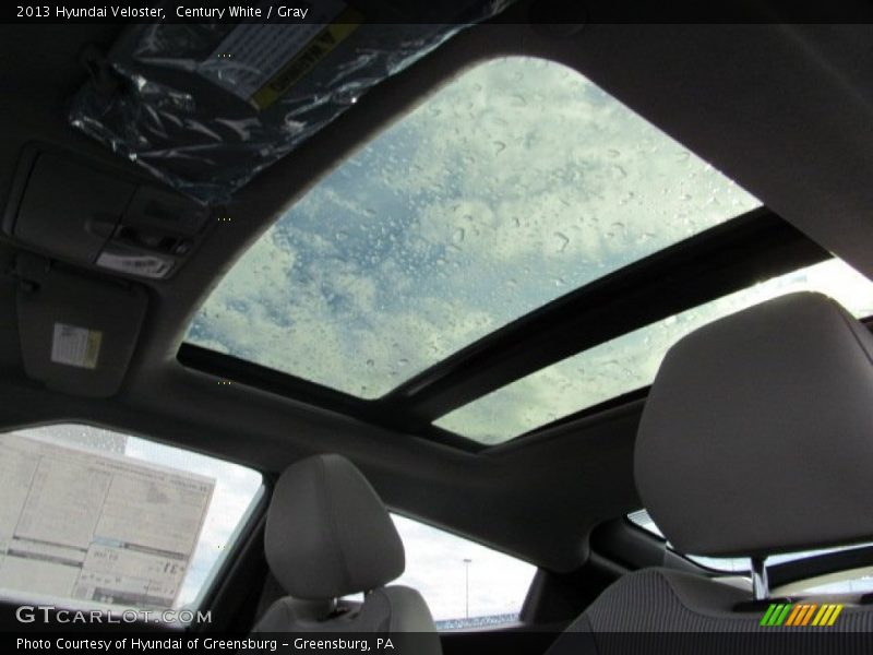 Century White / Gray 2013 Hyundai Veloster
