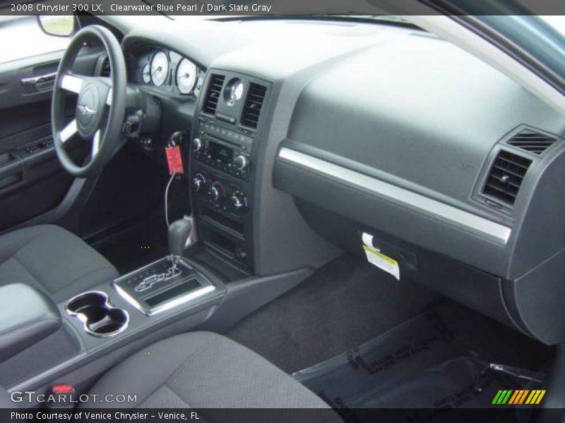 Clearwater Blue Pearl / Dark Slate Gray 2008 Chrysler 300 LX