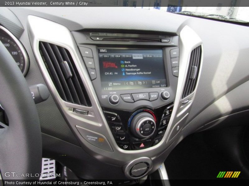 Century White / Gray 2013 Hyundai Veloster