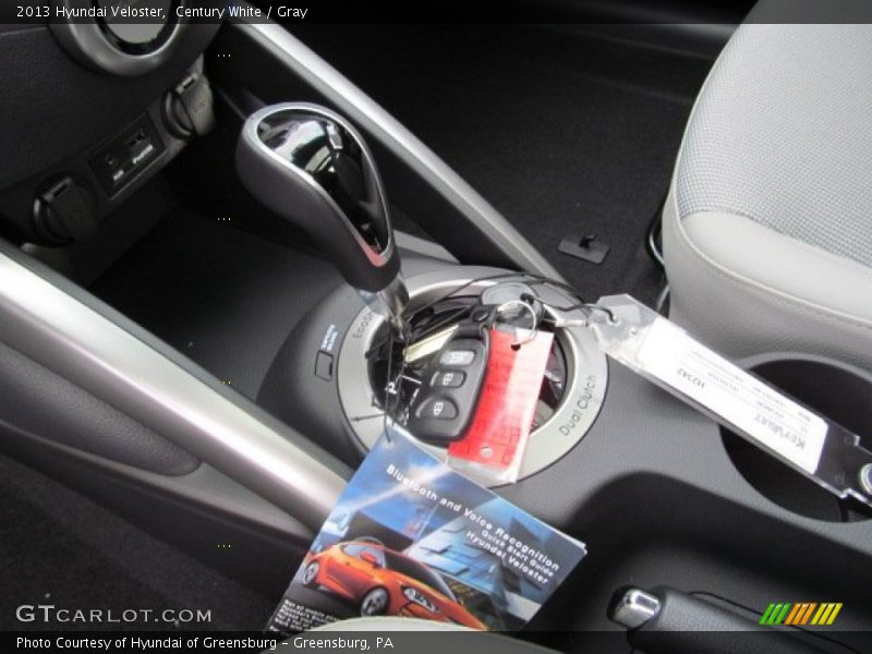 Century White / Gray 2013 Hyundai Veloster