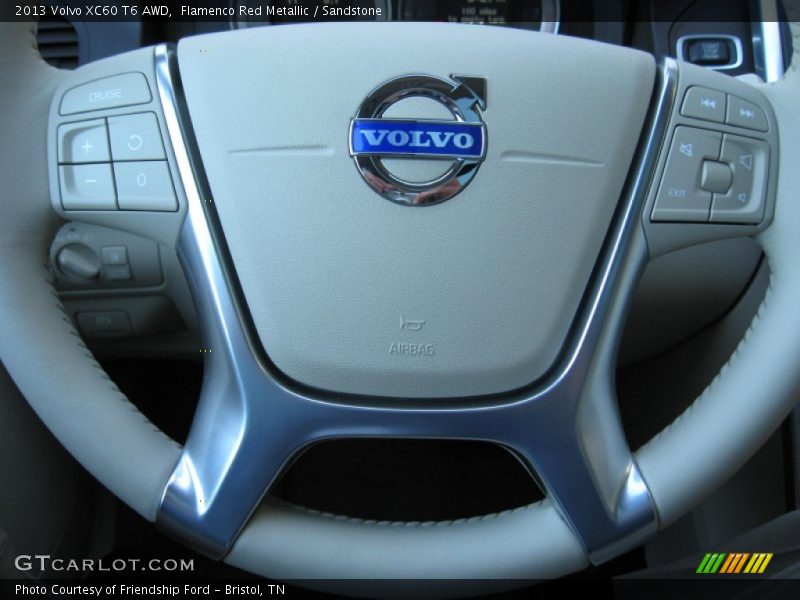 Flamenco Red Metallic / Sandstone 2013 Volvo XC60 T6 AWD