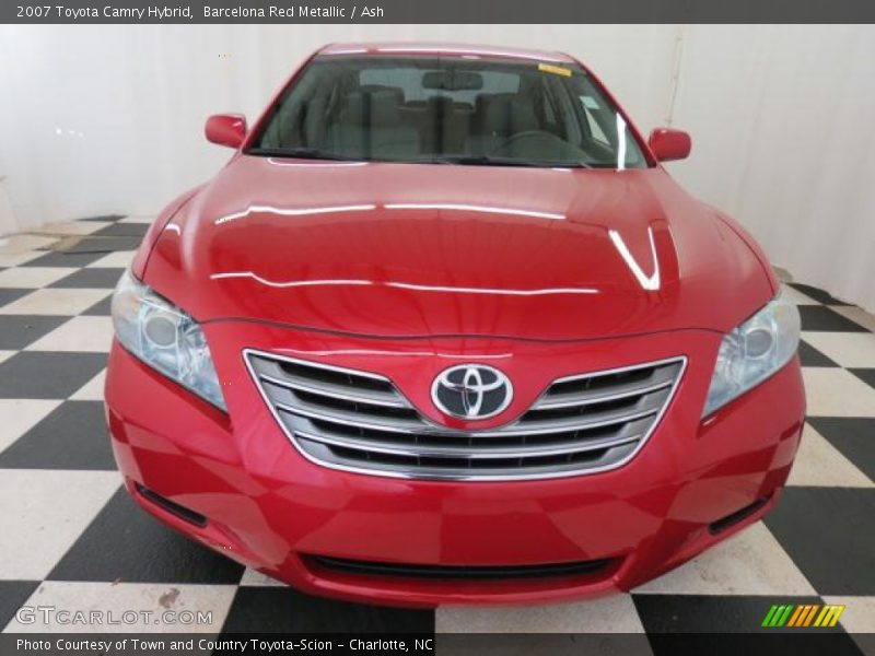 Barcelona Red Metallic / Ash 2007 Toyota Camry Hybrid