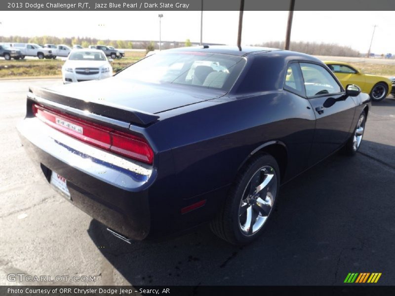 Jazz Blue Pearl / Dark Slate Gray 2013 Dodge Challenger R/T