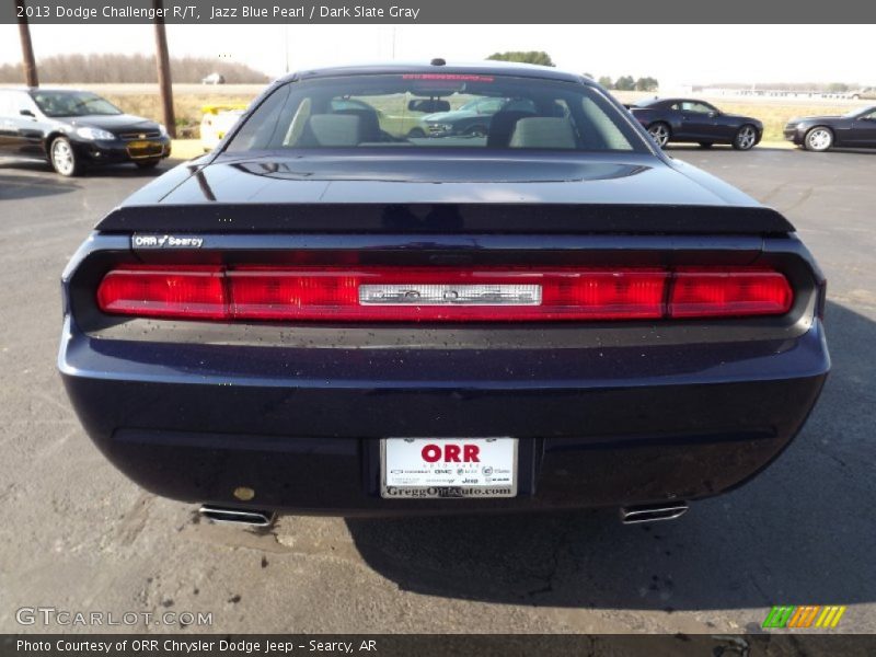 Jazz Blue Pearl / Dark Slate Gray 2013 Dodge Challenger R/T