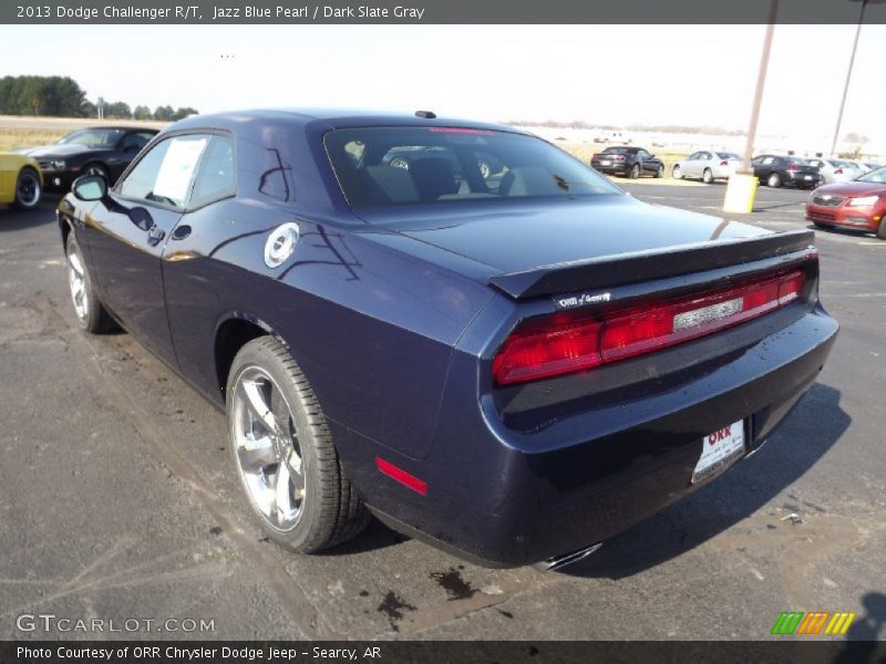 Jazz Blue Pearl / Dark Slate Gray 2013 Dodge Challenger R/T