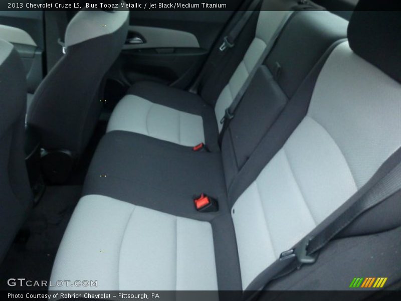 Blue Topaz Metallic / Jet Black/Medium Titanium 2013 Chevrolet Cruze LS