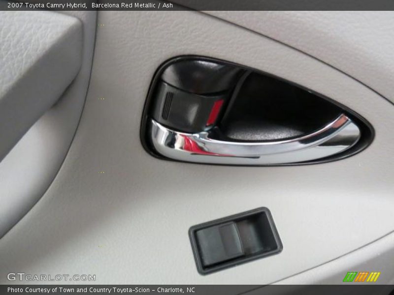 Barcelona Red Metallic / Ash 2007 Toyota Camry Hybrid