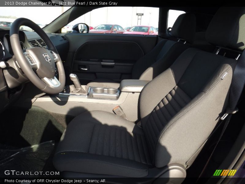 Jazz Blue Pearl / Dark Slate Gray 2013 Dodge Challenger R/T