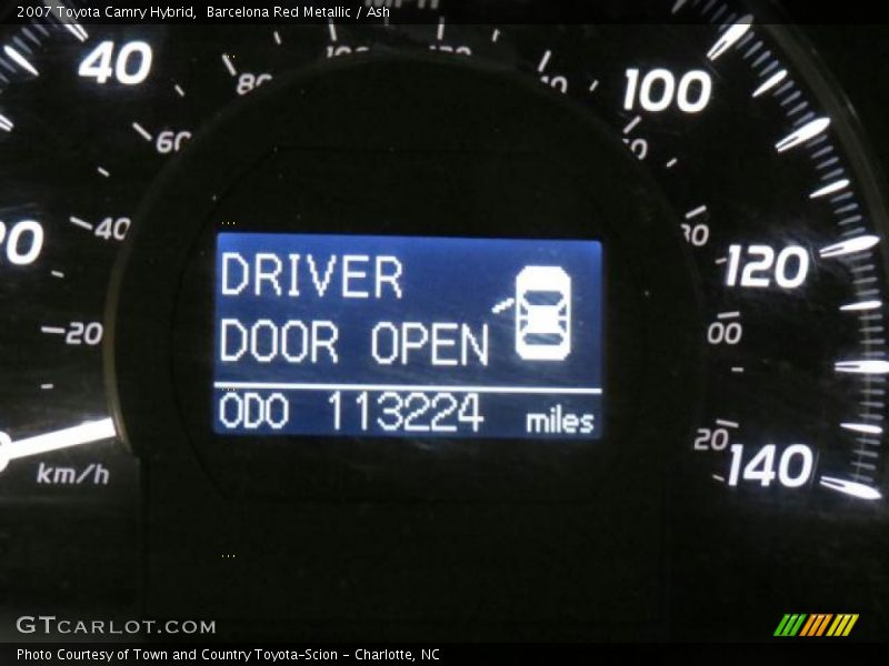 Barcelona Red Metallic / Ash 2007 Toyota Camry Hybrid