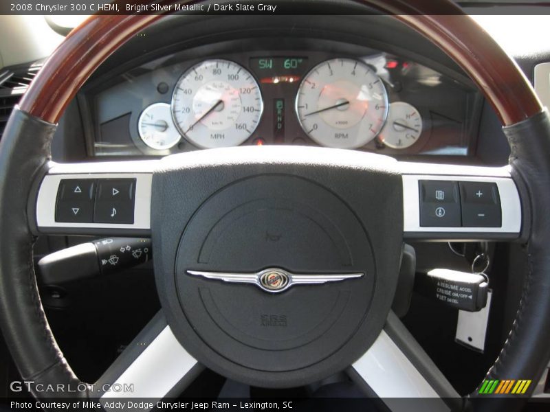 Bright Silver Metallic / Dark Slate Gray 2008 Chrysler 300 C HEMI