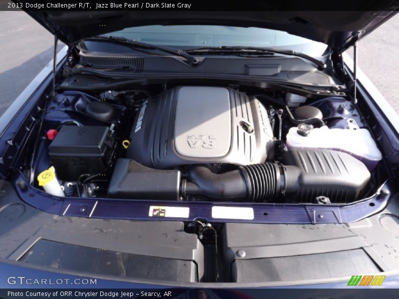 Jazz Blue Pearl / Dark Slate Gray 2013 Dodge Challenger R/T