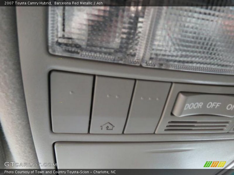 Barcelona Red Metallic / Ash 2007 Toyota Camry Hybrid