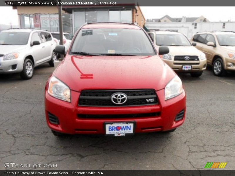 Barcelona Red Metallic / Sand Beige 2012 Toyota RAV4 V6 4WD