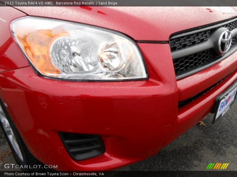 Barcelona Red Metallic / Sand Beige 2012 Toyota RAV4 V6 4WD